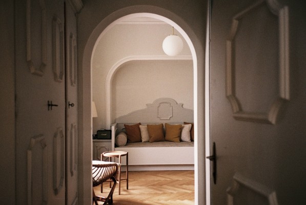 Einblick in eines der Zimmer der Villa Arnica
